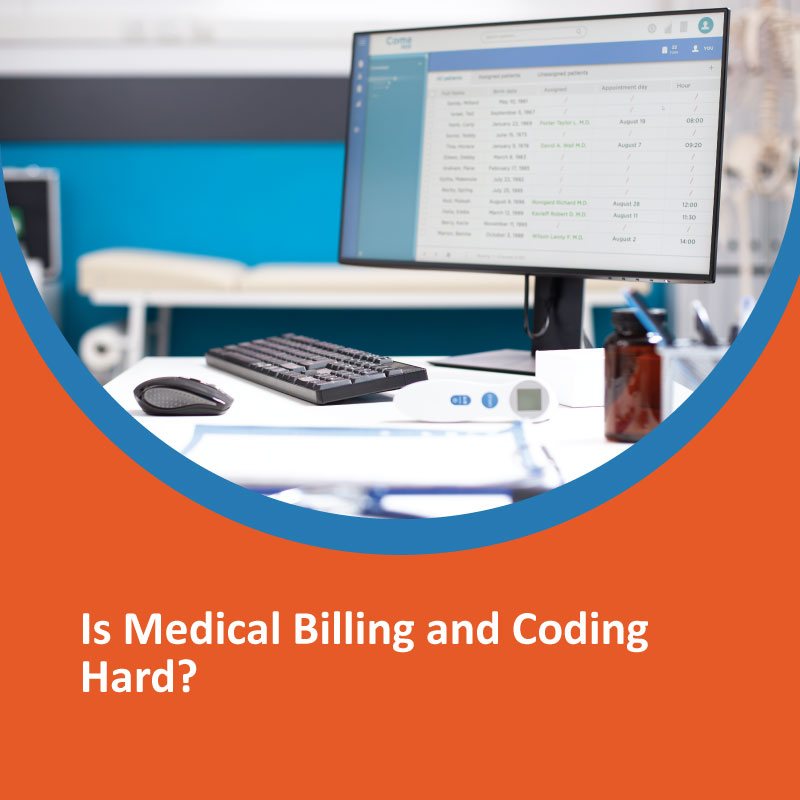 is medical billing and coding hard​